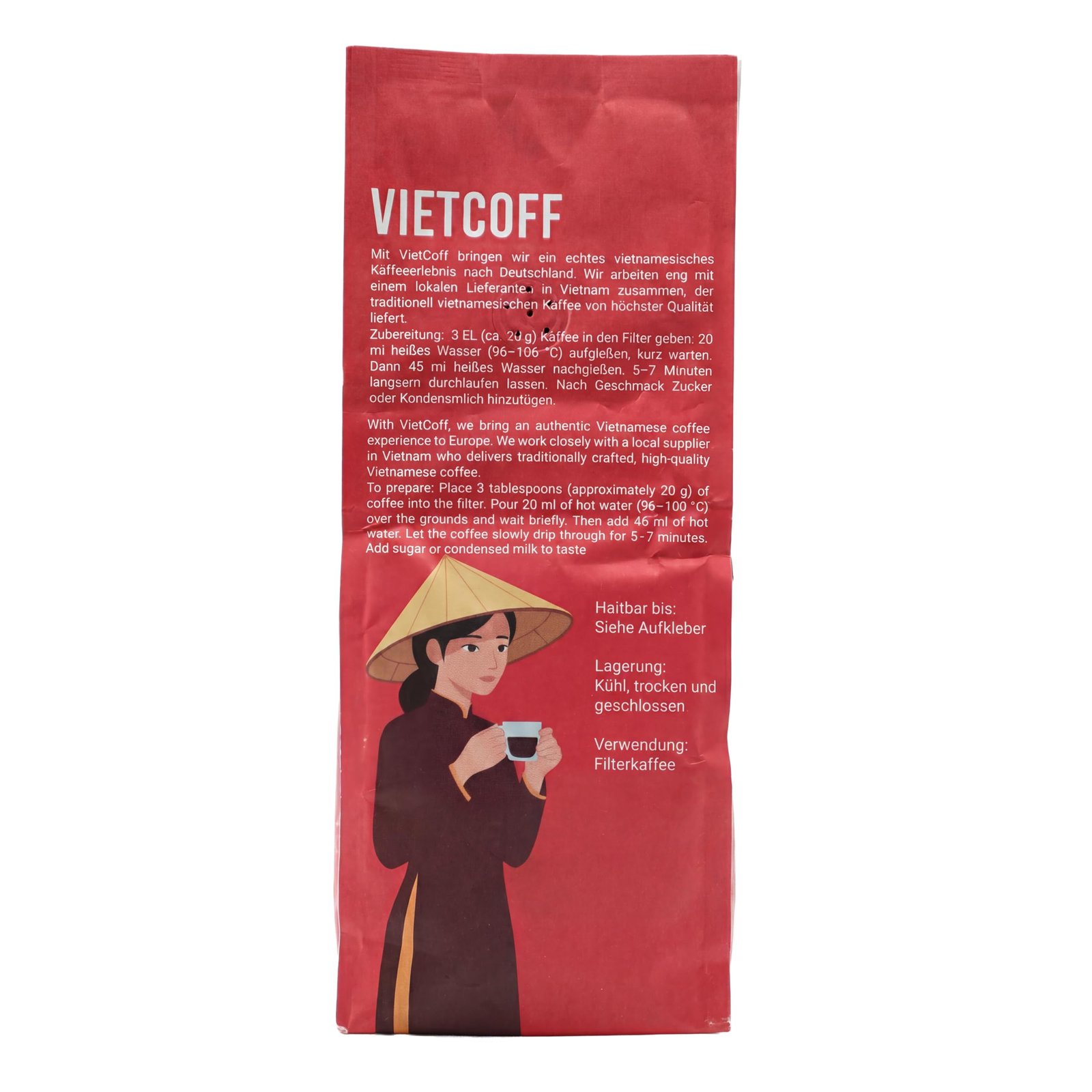 Ca Phe Sua – Blend 80/20 Robusta Arabica – Bild 4